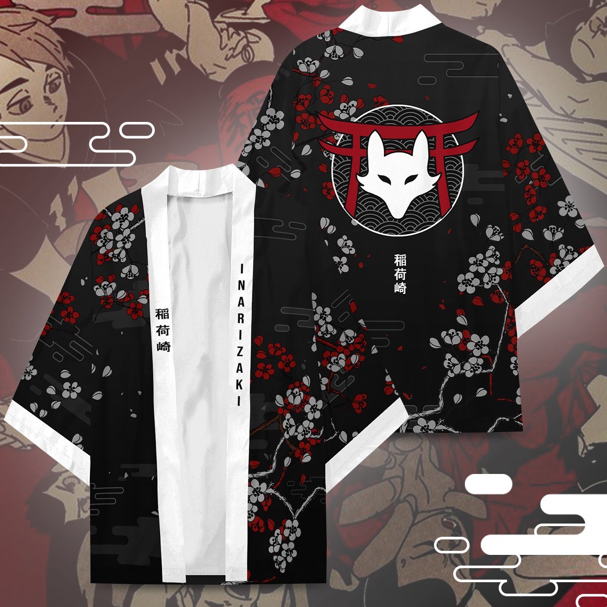 inarizaki foxes kimono 645726 - Otaku Treat