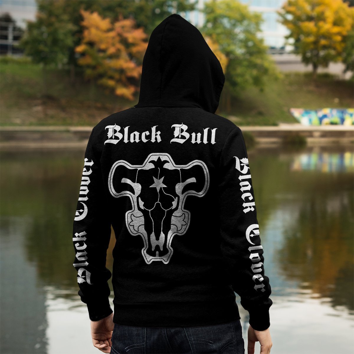 black bull unisex zipped hoodie 959753 - Otaku Treat