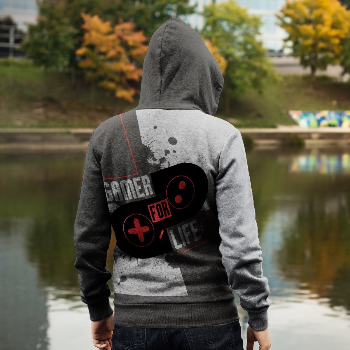 gamer for life unisex zipped hoodie v2 936863 - Otaku Treat