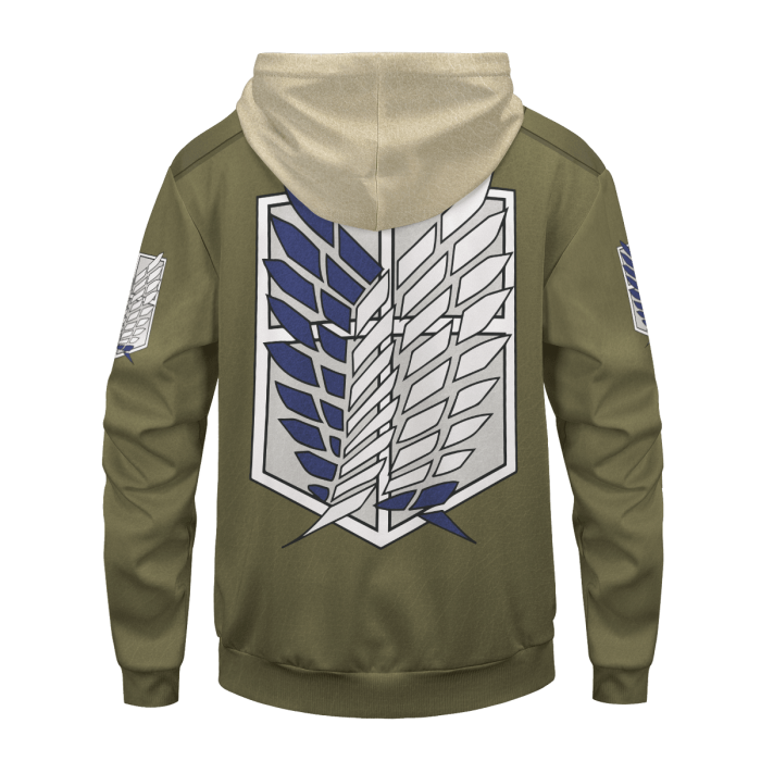 personalized new survey corps uniform unisex pullover hoodie 264405 - Otaku Treat