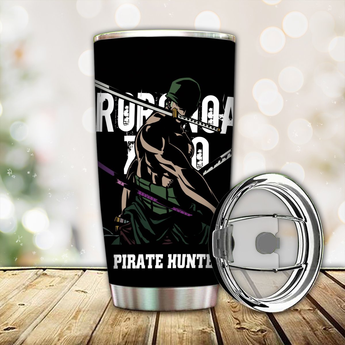 personalized pirate hunter zoro tumbler 906879 - Otaku Treat