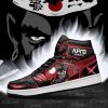 Afro Samurai Sneakers Boots Black Red Cosplay Custom Anime Shoes Jordan Sneakers Gifts Idea TLM2710
