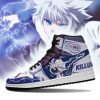 Killua Hunter X Hunter Sneakers Boots Lightning HxH Cosplay Custom Anime Shoes Jordan Sneakers Gifts Idea TLM2710