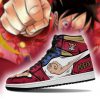Luffy Sneakers Boots One Piece Cosplay Custom Anime Shoes Jordan Sneakers Gifts Idea For Fan TLM2710