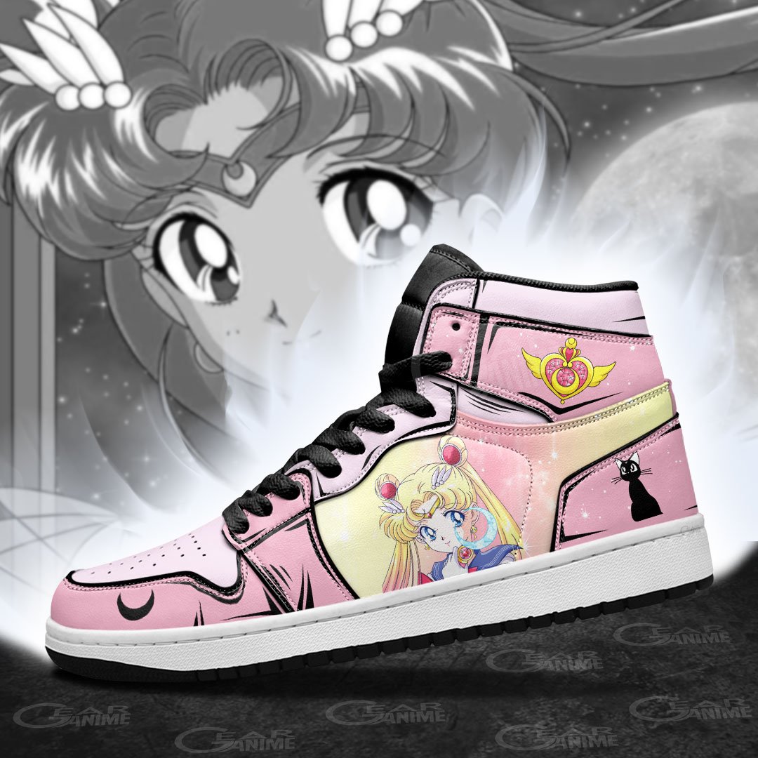 Sailor Moon Sneakers Boots Cosplay Custom Anime Shoes Jordan Sneakers Gifts Idea TLM2710