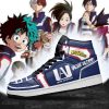 UA High School Uniform Sneakers Boots Plus Ultra MHA Cosplay Custom Anime Shoes Jordan Sneakers Gifts Idea TLM2710