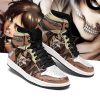Eren Jeager And Titan Sneakers Boots Attack On Titan Cosplay Custom Anime Shoes Jordan Sneakers Gifts Idea TLM2710