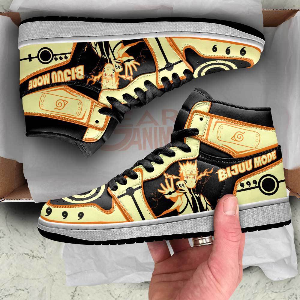 Naruto Nine-Tails Shoes Boots Chakra Mode Cosplay Costume Anime Sneakers Jordan Sneakers Gifts Idea TLM2710