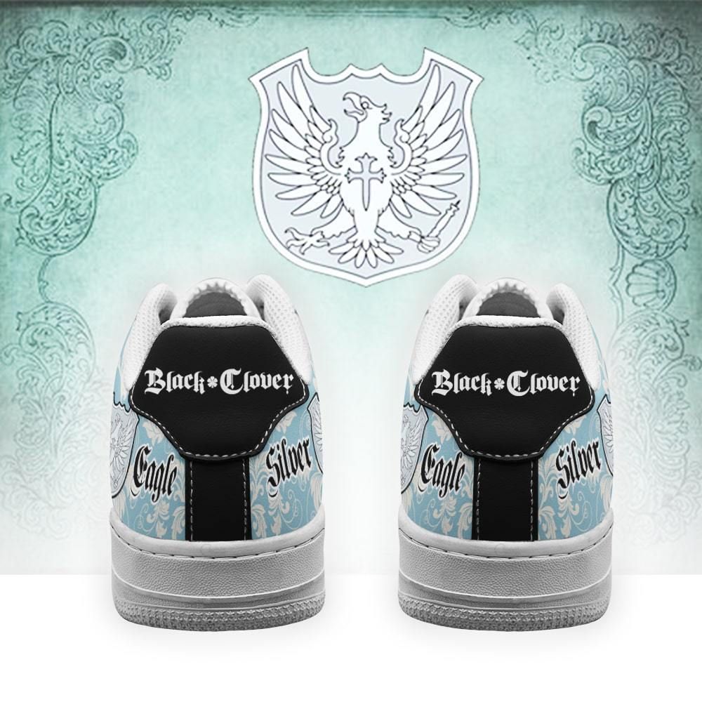 Black Clover Shoes Magic Knights Squad Silver Eagle Air Shoes Anime GO1012