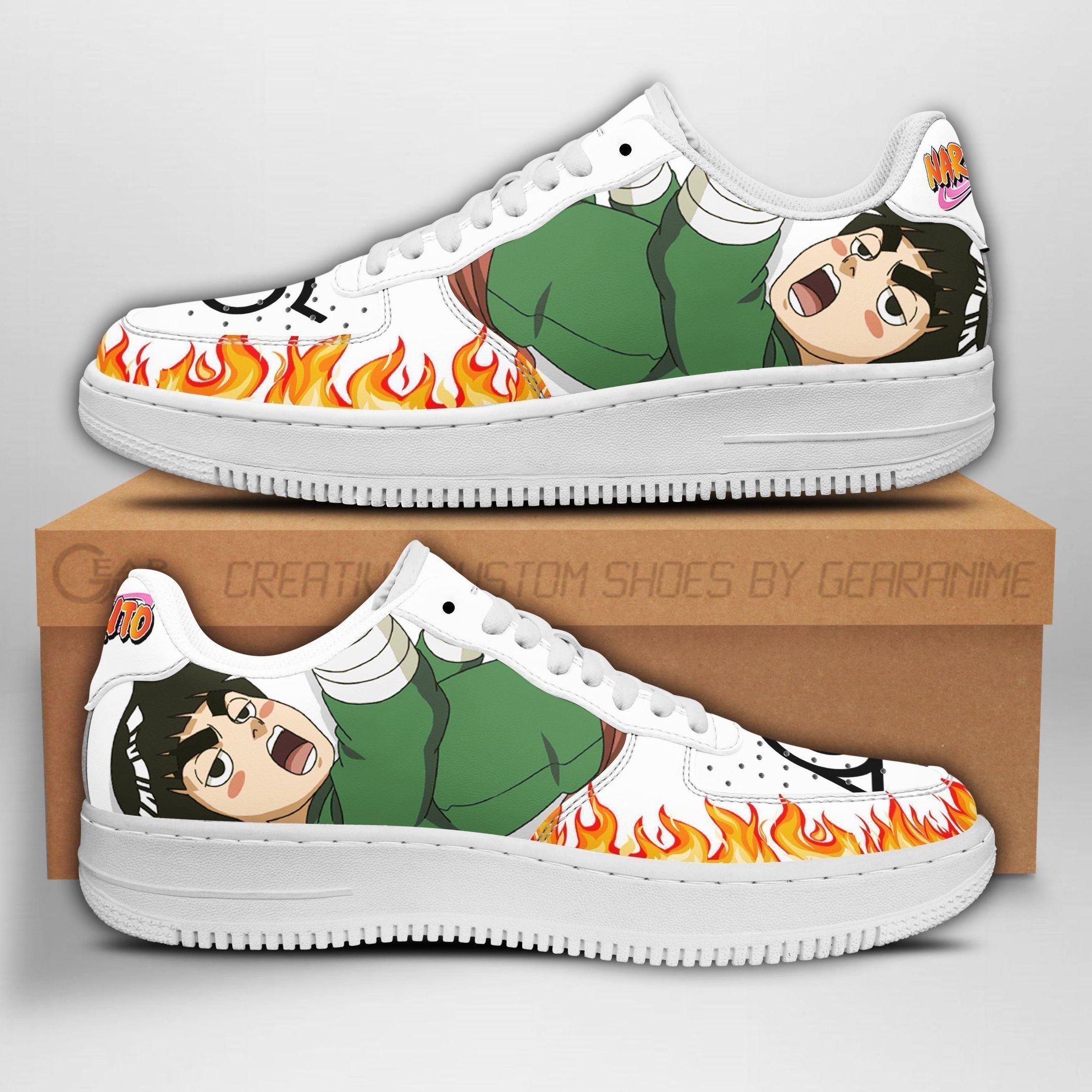 Rock Lee Air Shoes Naruto Anime Shoes Fan Gift GO1012