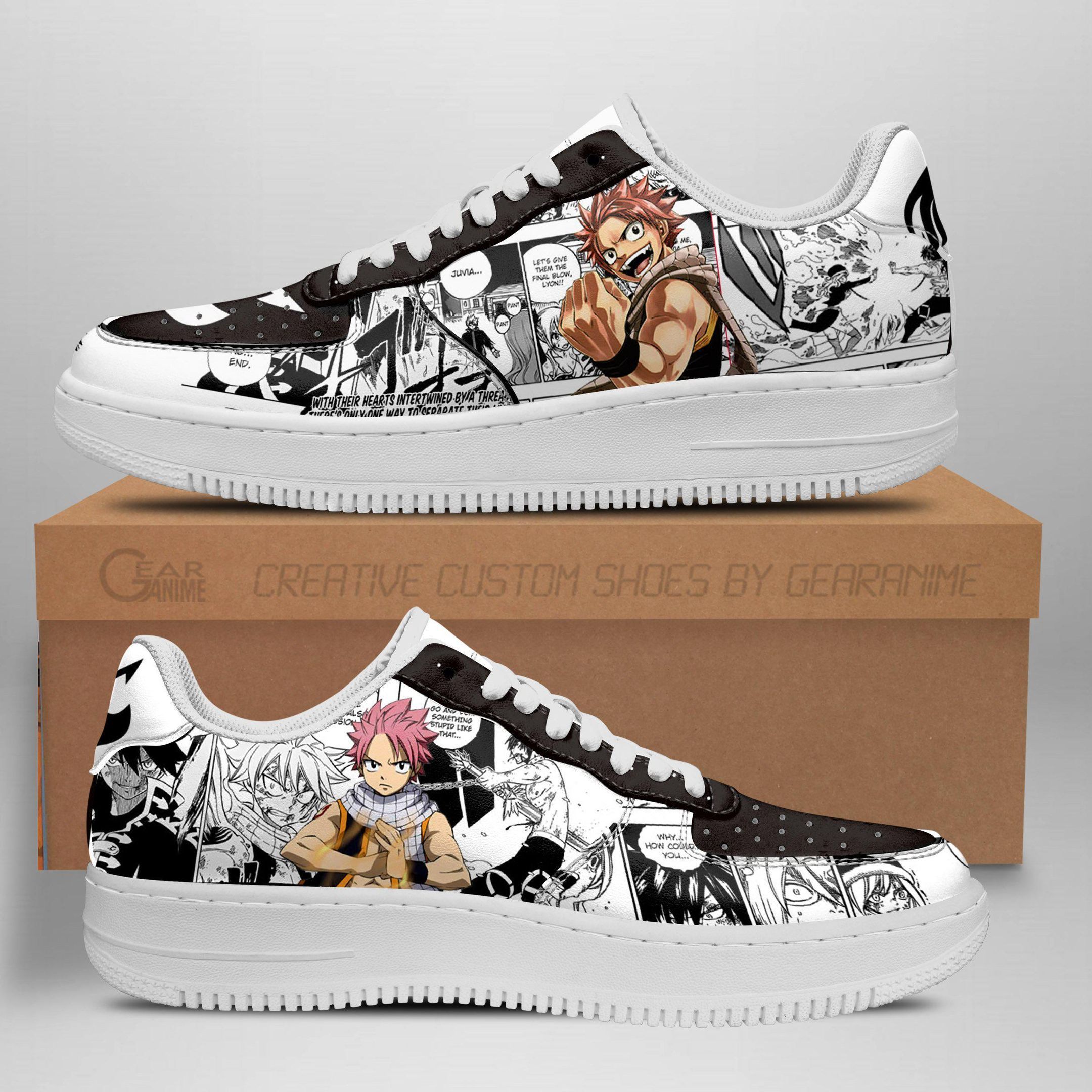 Fairy Tail Air Shoes Manga Anime Shoes Fan Gift Idea GO1012