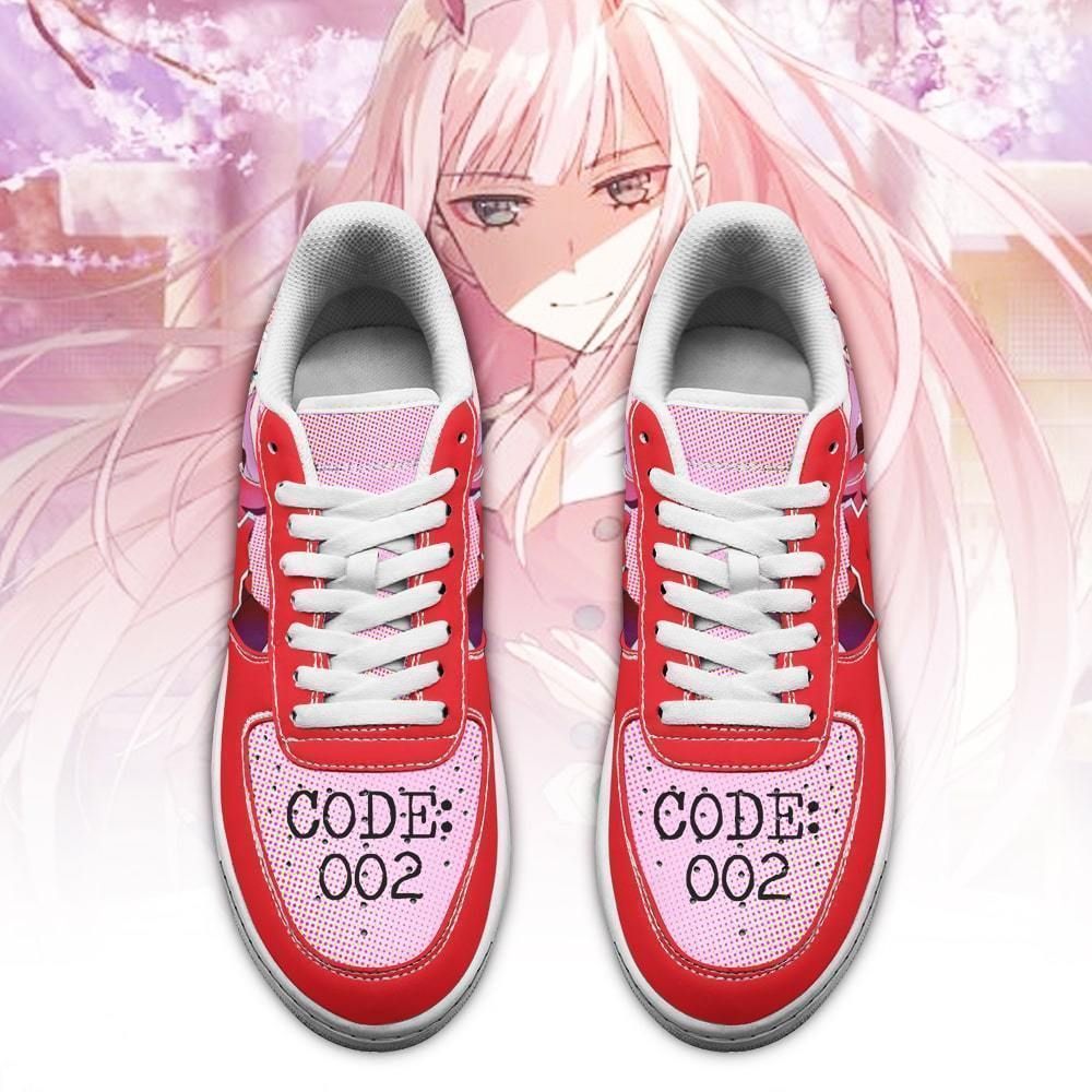 Code 002 Darling In The Franxx Shoes Zero Two Air Shoes Anime Shoes GO1012