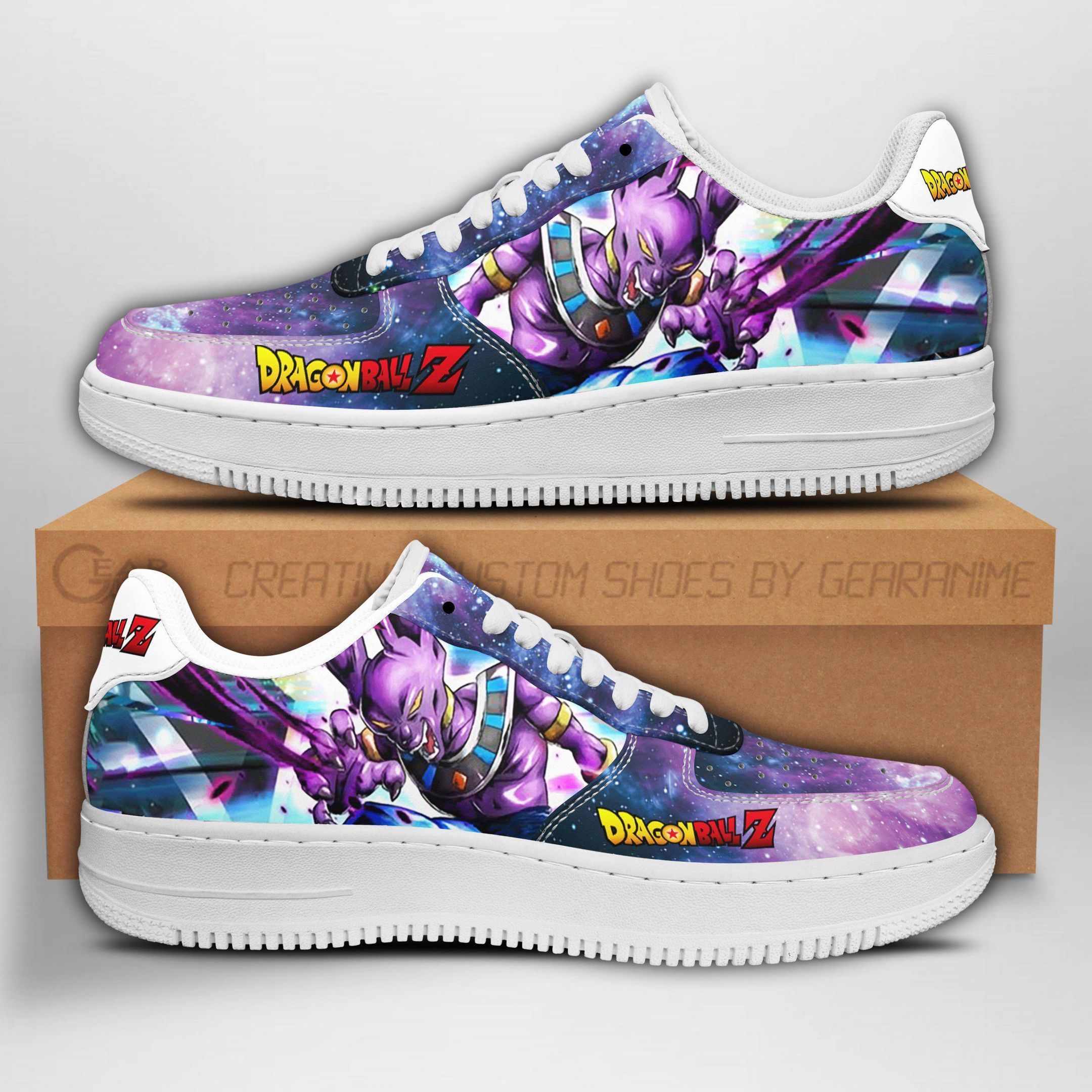 Beerus Air Shoes Dragon Ball Z Anime Shoes Fan Gift GO1012