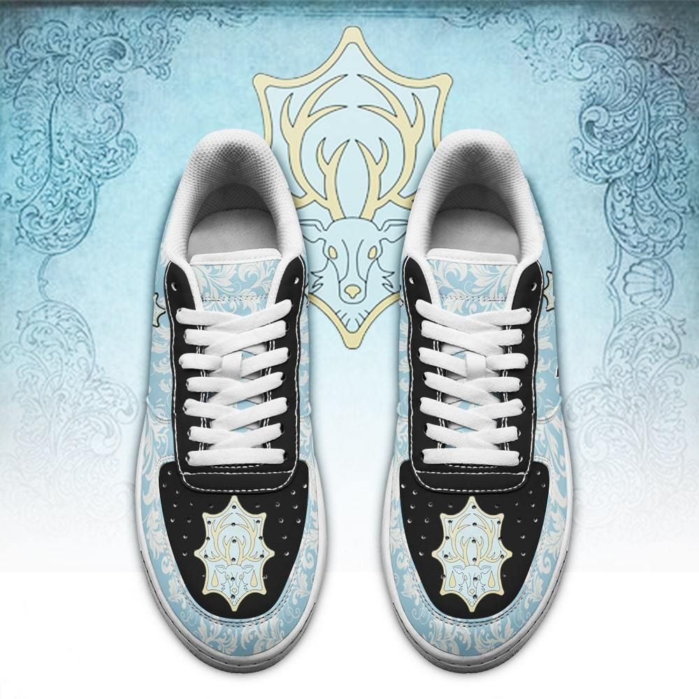 Black Clover Shoes Magic Knights Squad Azure Deer Air Shoes Anime GO1012