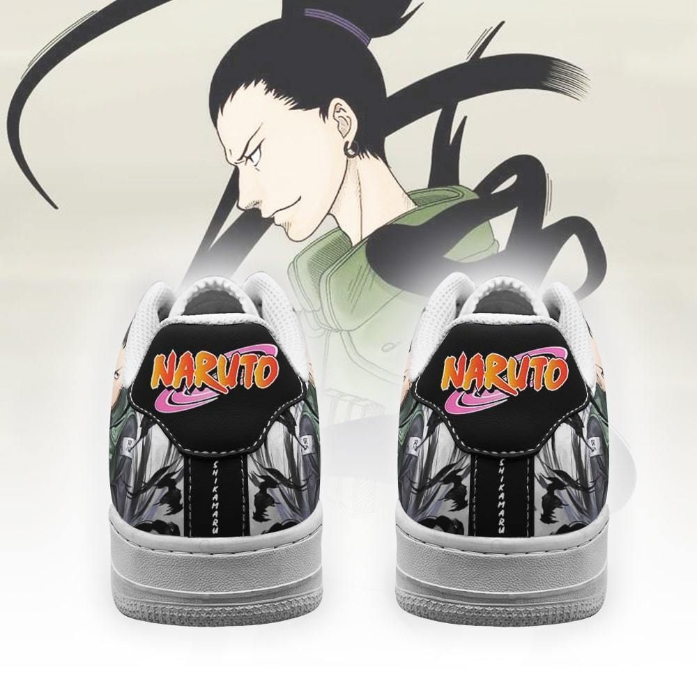 Shikamaru Air Shoes Custom Naruto Anime Shoes Leather GO1012