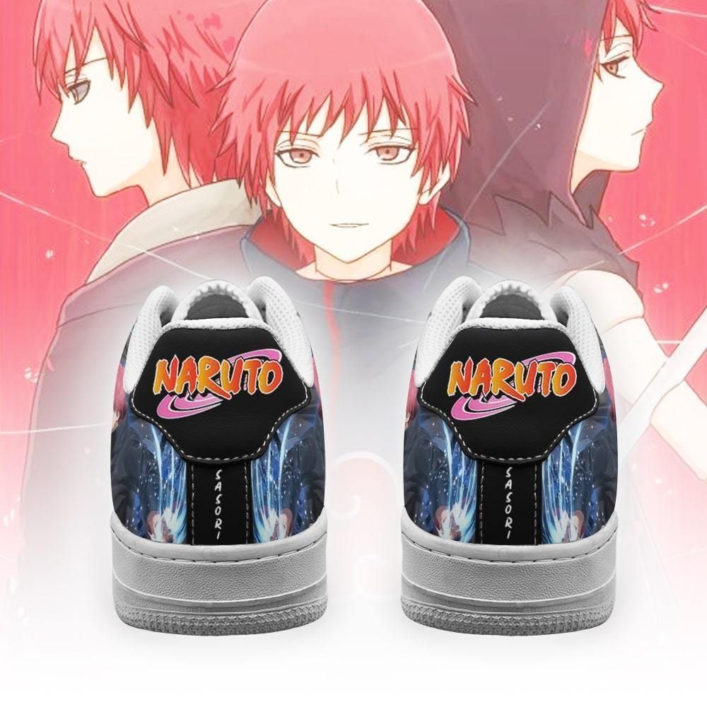 Naruto Sasori Air Shoes Custom Naruto Anime Shoes Leather GO1012