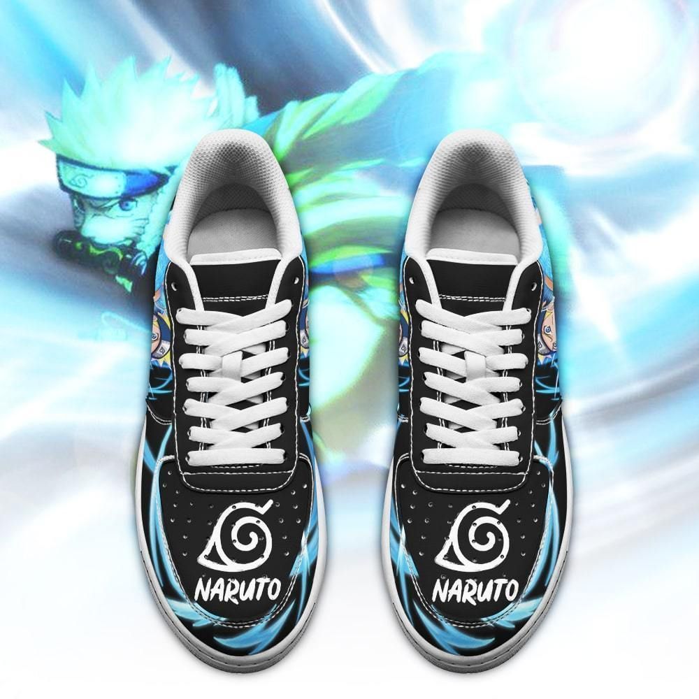 Naruto Air Shoes Custom Skill Shoes Naruto Anime Shoes Leather GO1012