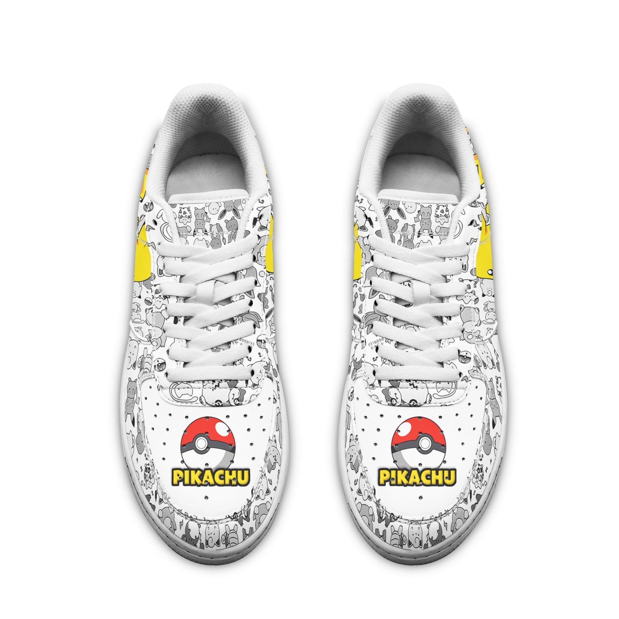 Pikachu Air Shoes Pokemon Shoes Fan Gift Idea GO1012