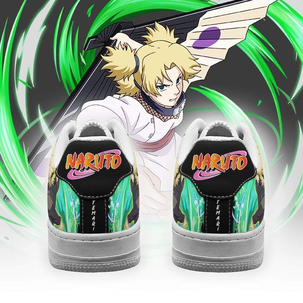 Naruto Temari Air Shoes Custom Naruto Anime Shoes Leather GO1012