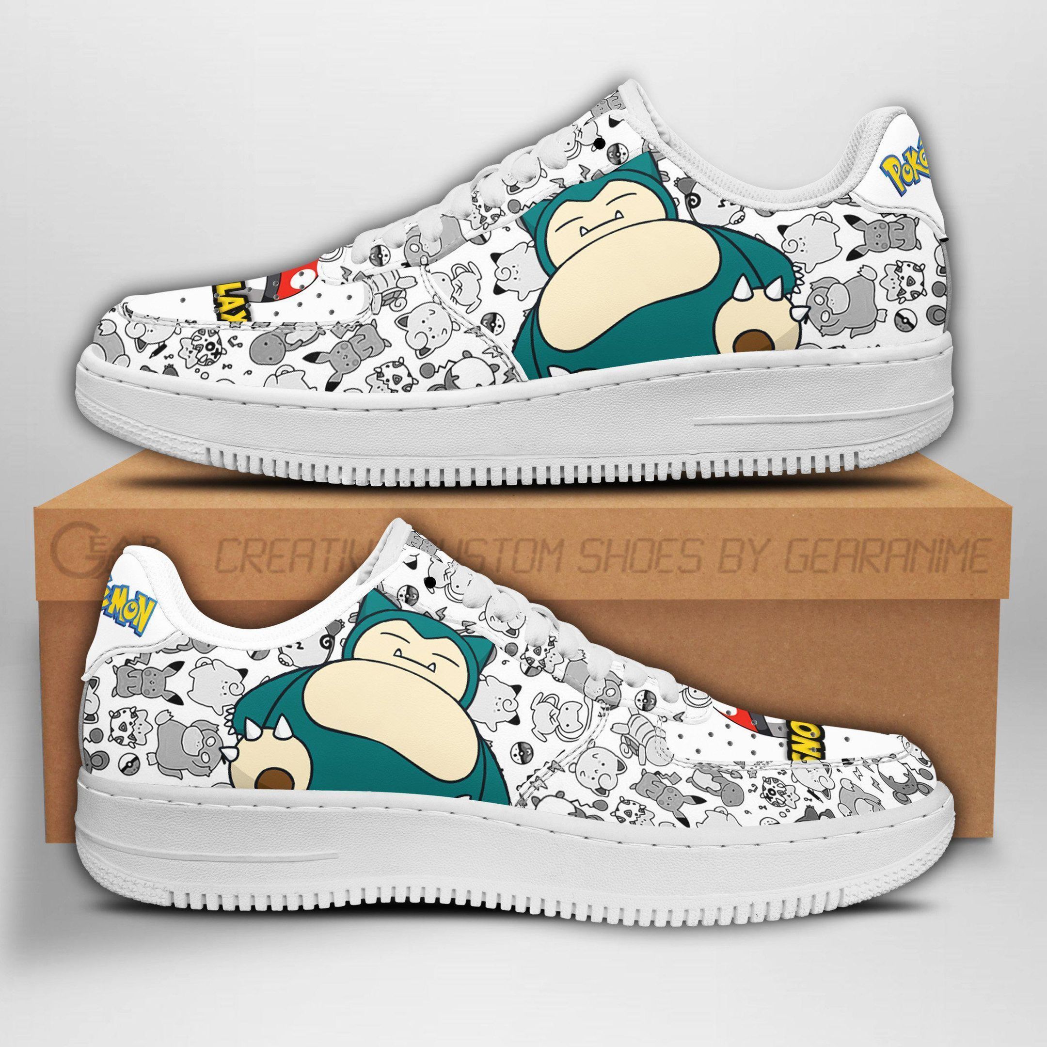 Snorlax Air Shoes Pokemon Shoes Fan Gift GO1012
