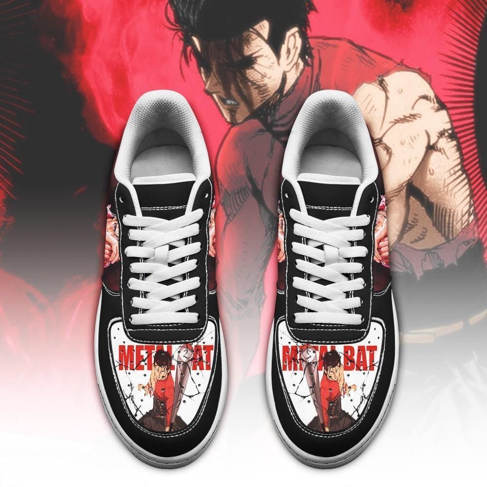 Metal Bat Air Shoes Custom One Punch Man Anime Shoes Fan GO1012