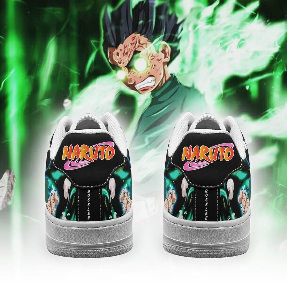 Rock Lee Air Shoes Custom Naruto Anime Shoes Leather GO1012