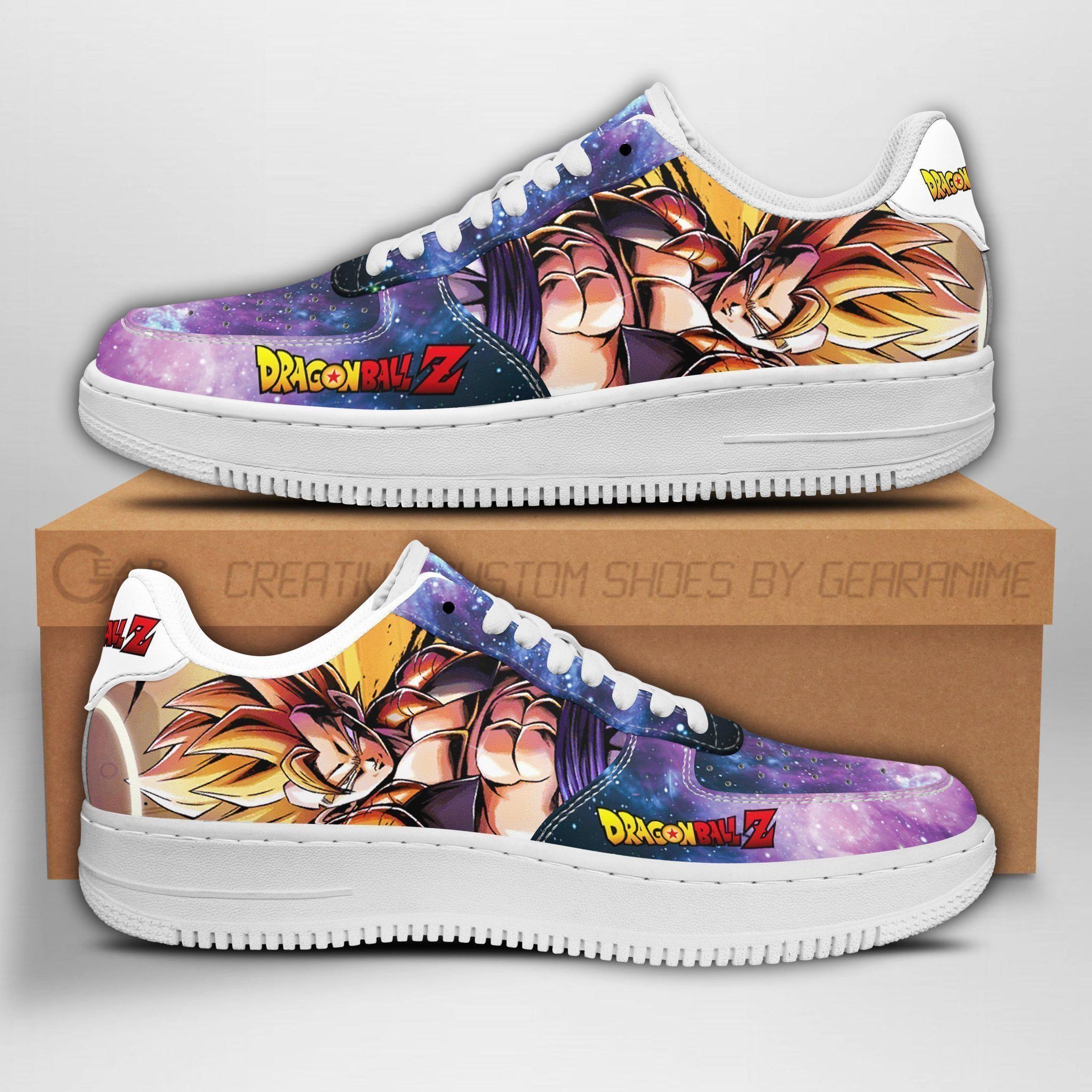 Gogeta Air Shoes Dragon Ball Z Anime Shoes Fan Gift GO1012