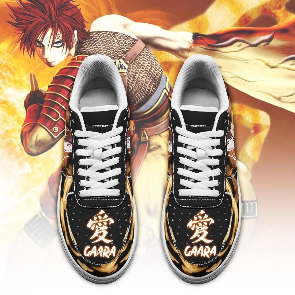 Gaara Air Shoes Custom Naruto Anime Shoes Leather GO1012