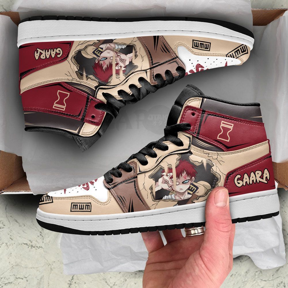 Gaara Of The Sand Shoes Sneakers Naruto Custom Anime Shoes GO1210