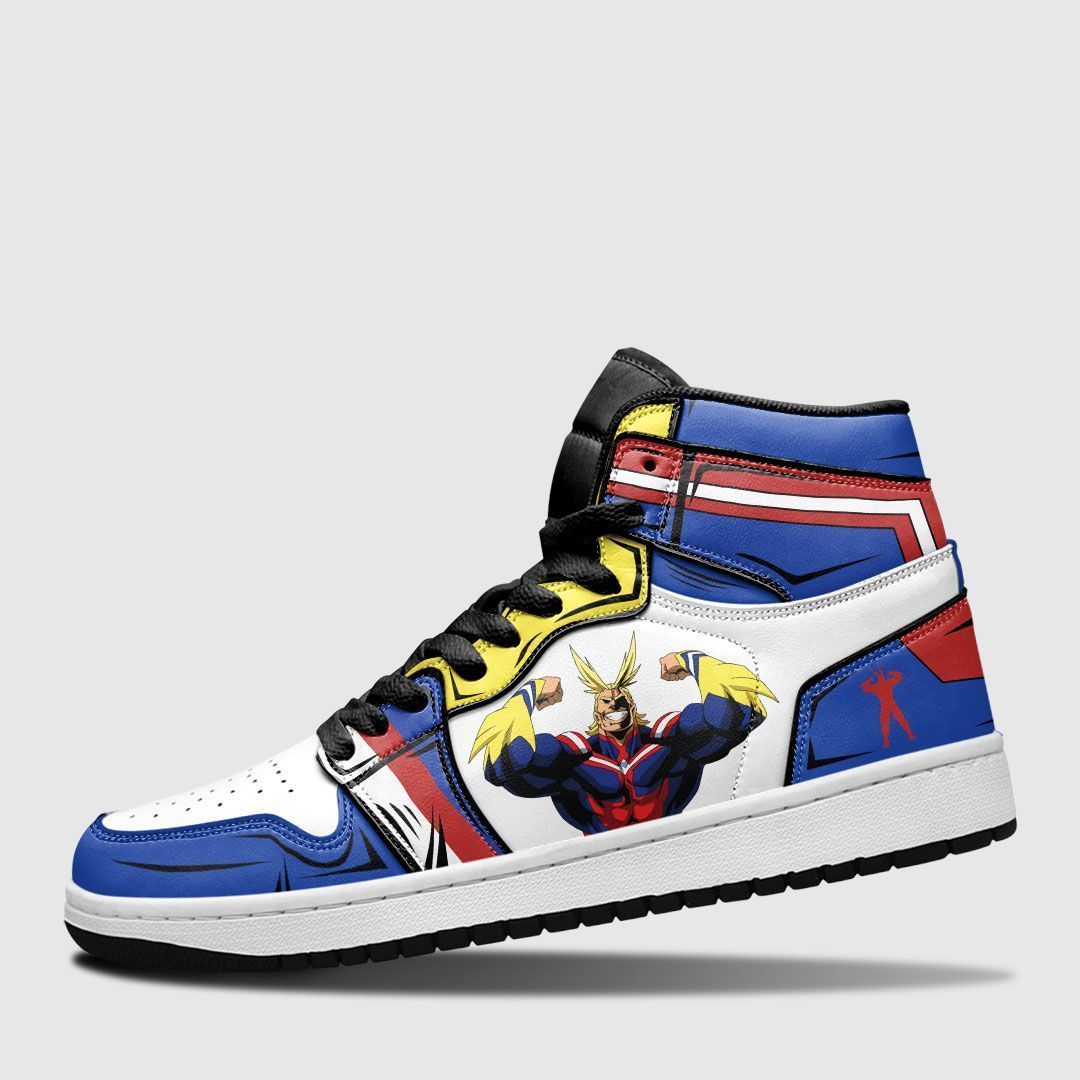 All Might Shoes Sneakers My Hero Academia Anime Shoes GO1210