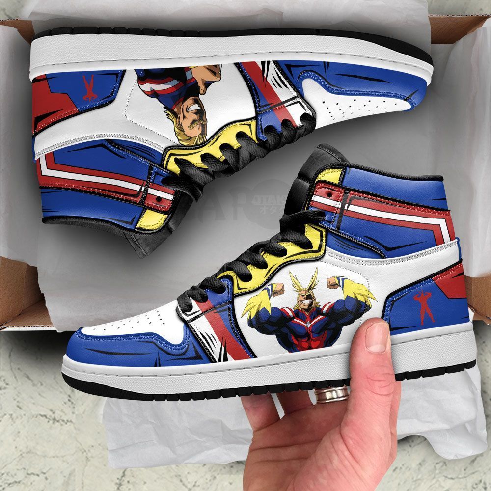 All Might Shoes Sneakers My Hero Academia Anime Shoes GO1210