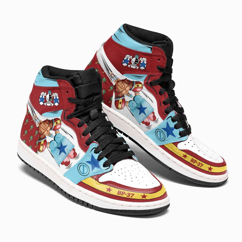 One Piece Shoes Sneakers Franky Custom Anime Shoes GO1210