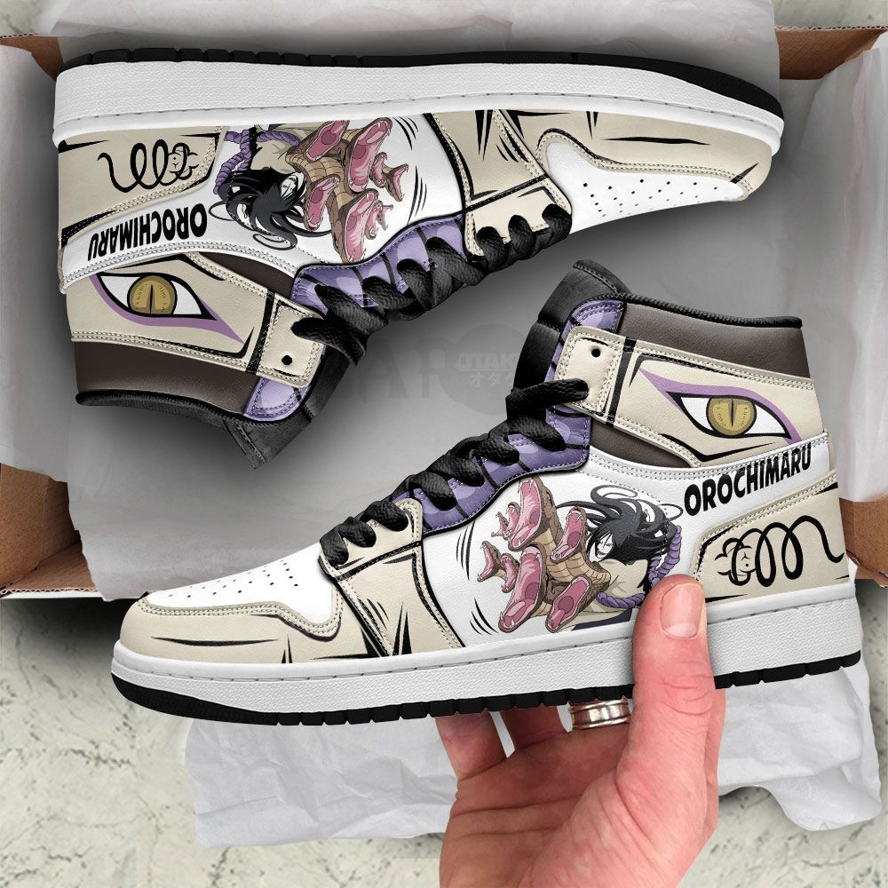 Orochimaru Skill Shoes Sneakers Naruto Custom Anime Shoes GO1210