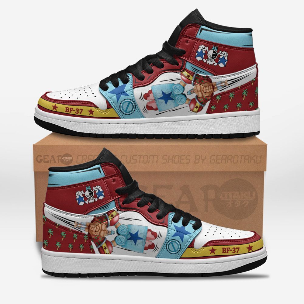 One Piece Shoes Sneakers Franky Custom Anime Shoes GO1210