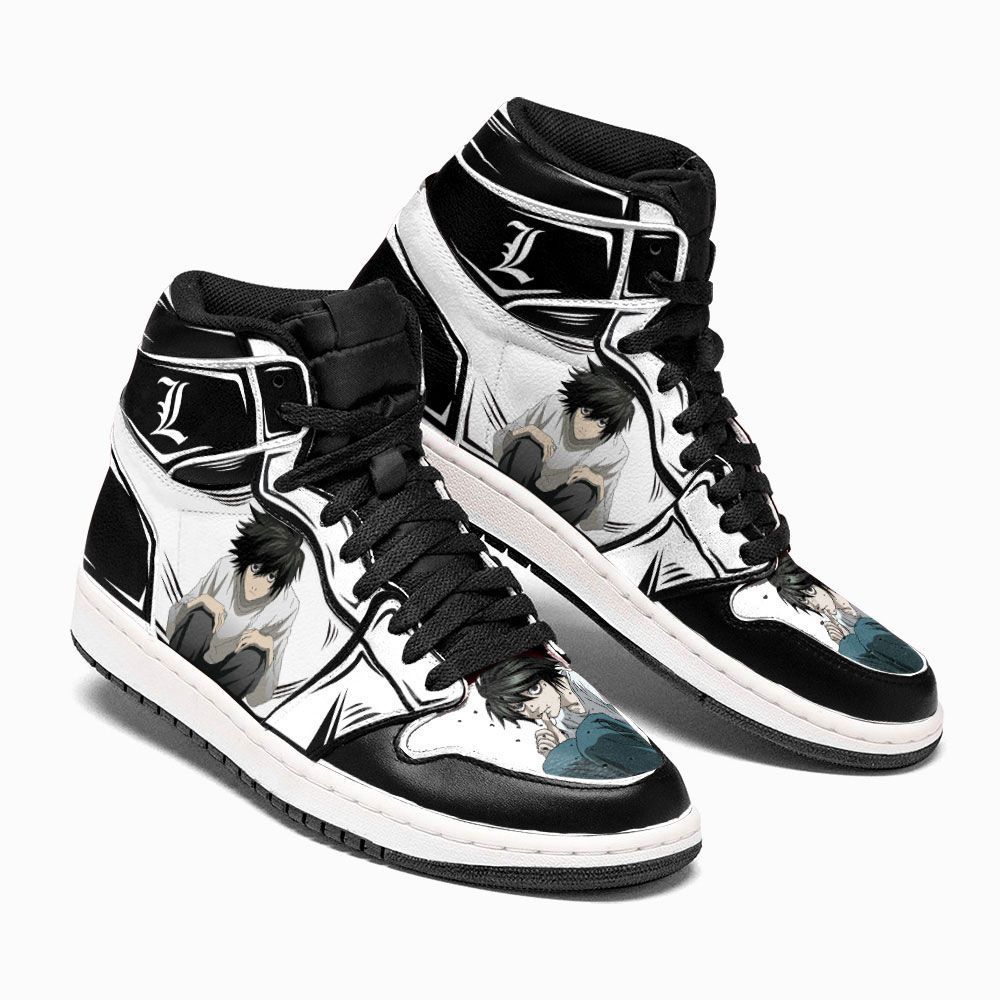 Death Note L Lawliet J1 Shoes Custom Anime Shoes For Fan GO1210