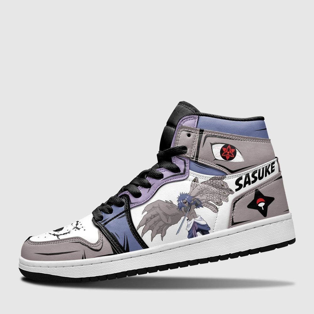 Uchiha Sasuke Cursed Shoes Sneakers Naruto Custom Anime Shoes GO1210