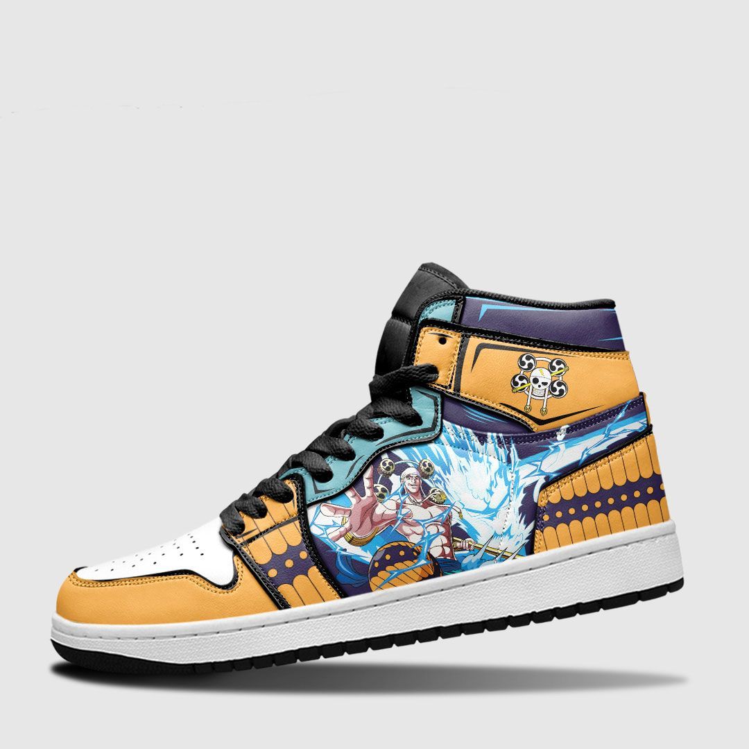 One Piece Shoes Sneakers Enel Custom Anime Shoes GO1210