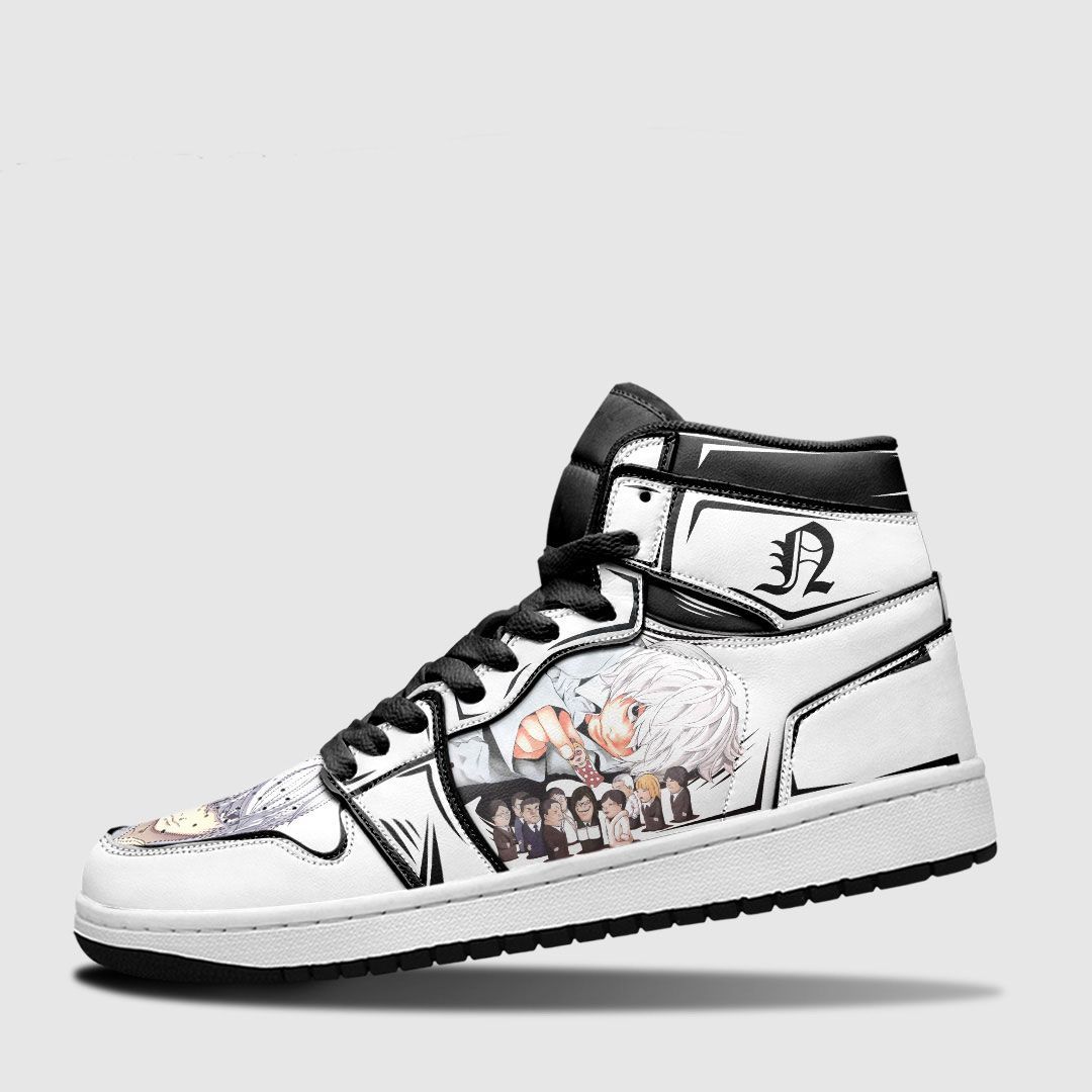 Death Note Shoes Sneakers Nate River Near Custom Anime Shoes GO1210