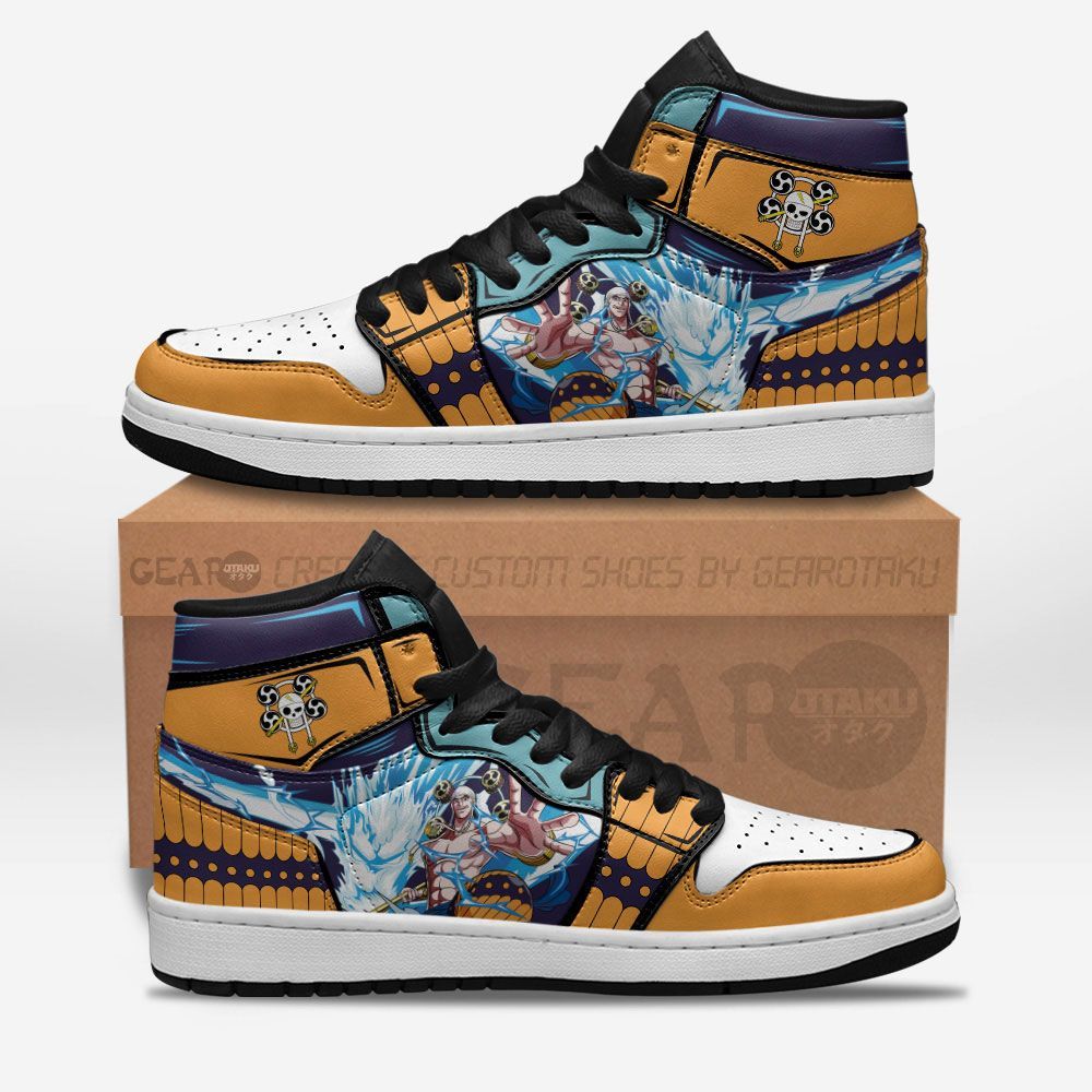 One Piece Shoes Sneakers Enel Custom Anime Shoes GO1210