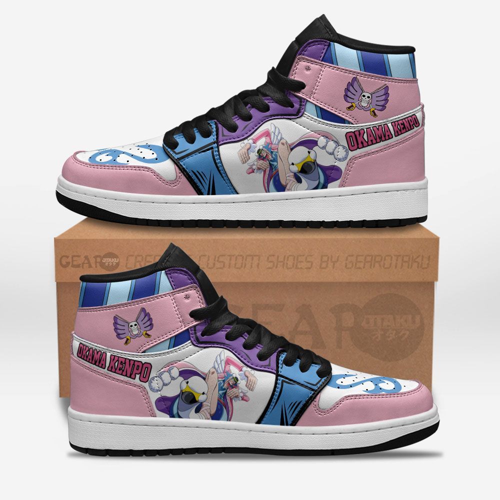 One Piece Shoes Sneakers Mr 2 Bon Clay Custom Anime Shoes GO1210