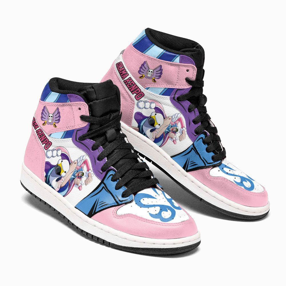 One Piece Shoes Sneakers Mr 2 Bon Clay Custom Anime Shoes GO1210