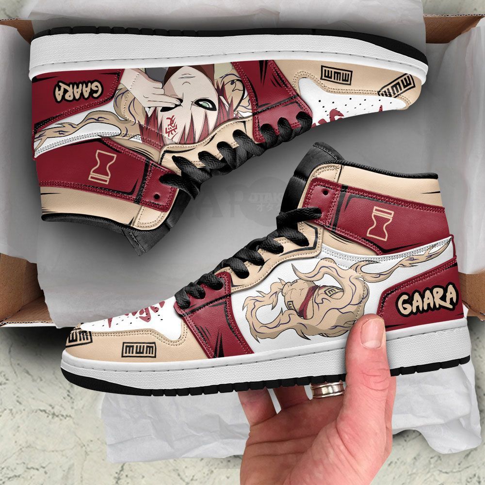 Gaara Gourd Shoes Sneakers Naruto Custom Anime Shoes GO1210