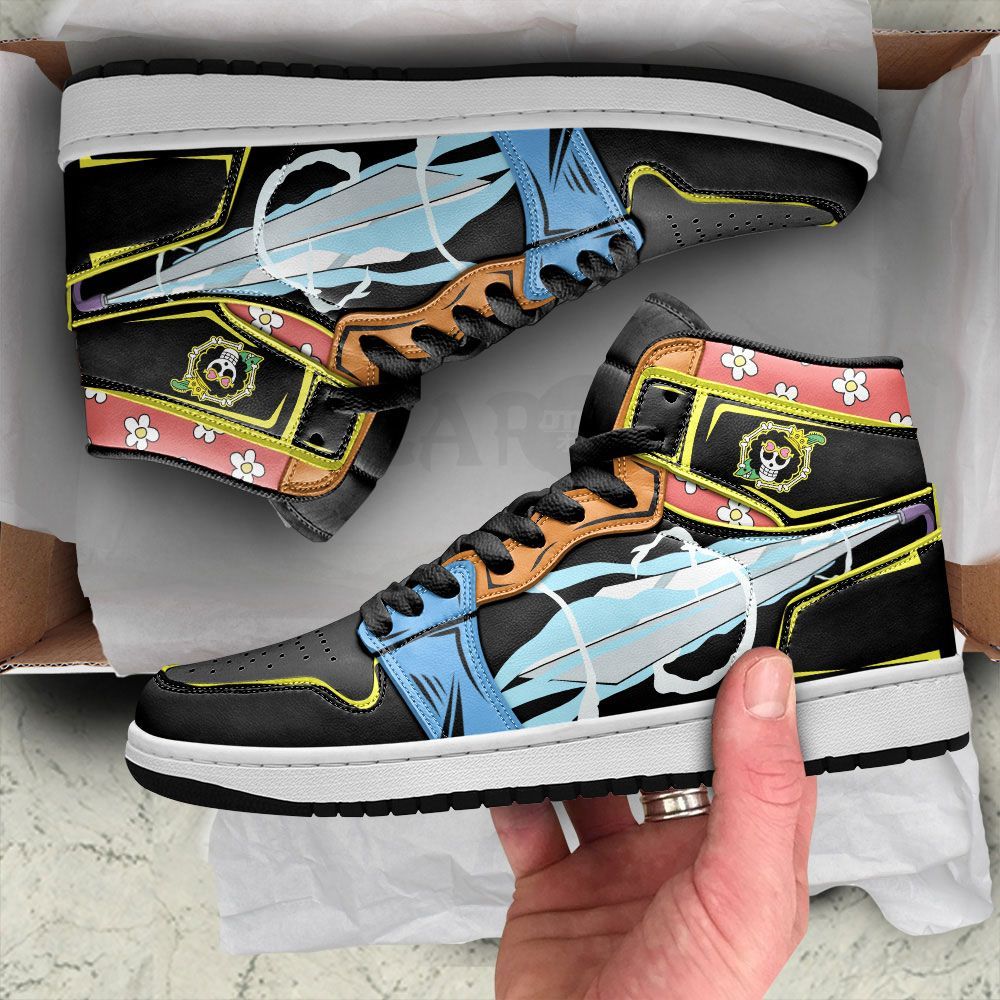 One Piece Shoes Sneakers Brook Sword Custom Anime Shoes GO1210