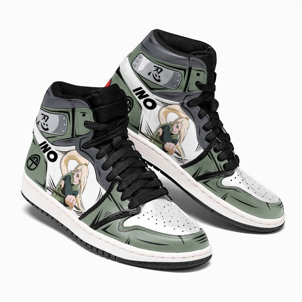 Ino Yamanaka Shoes Sneakers Jounin Naruto Custom Anime Shoes GO1210