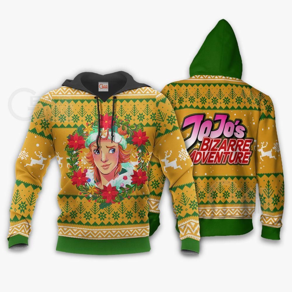 Dio Brando Ugly Christmas Sweater JoJo's Anime Xmas Hoodie GO0110