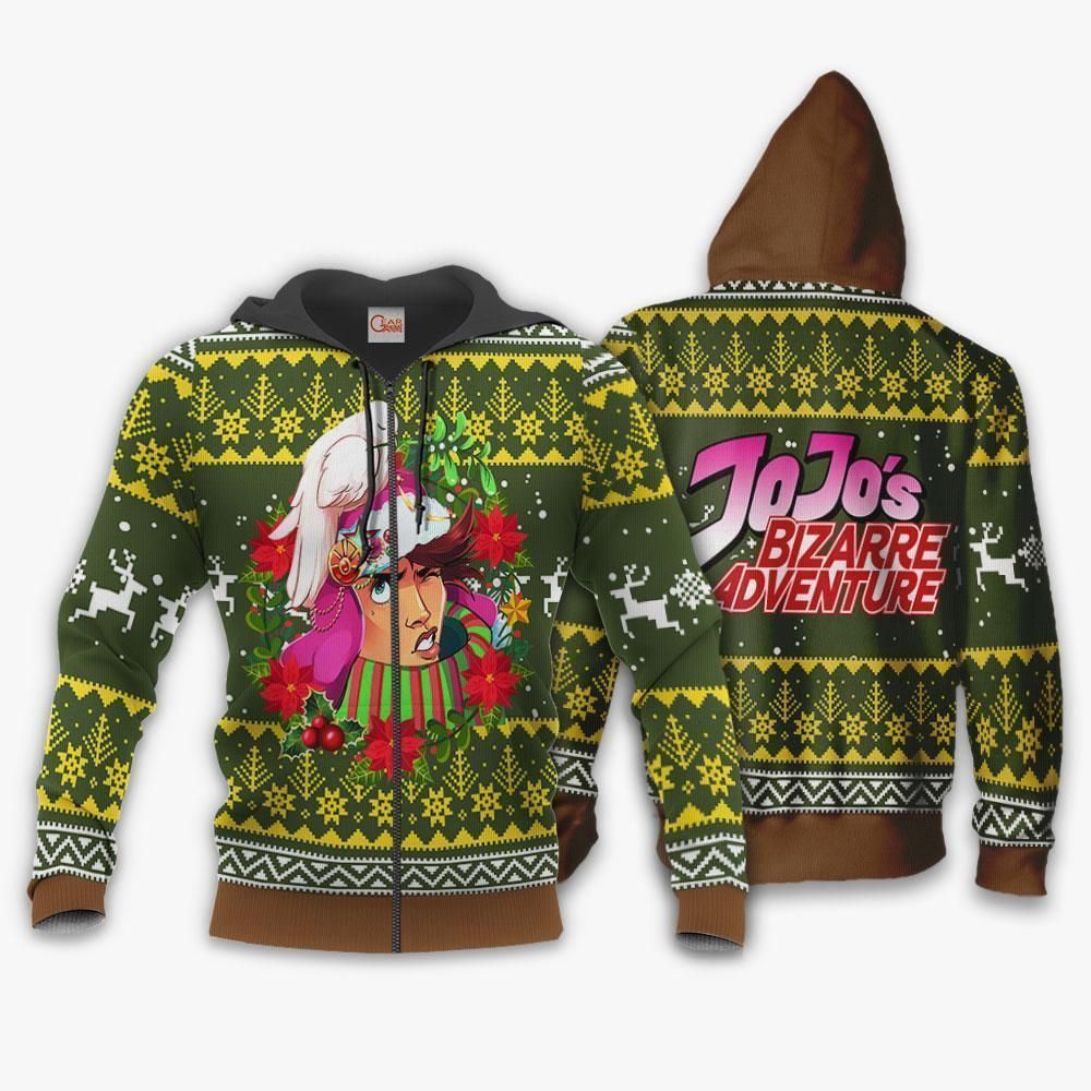 Joseph Joestar Ugly Christmas Sweater JoJo's Anime Shirt GO0110