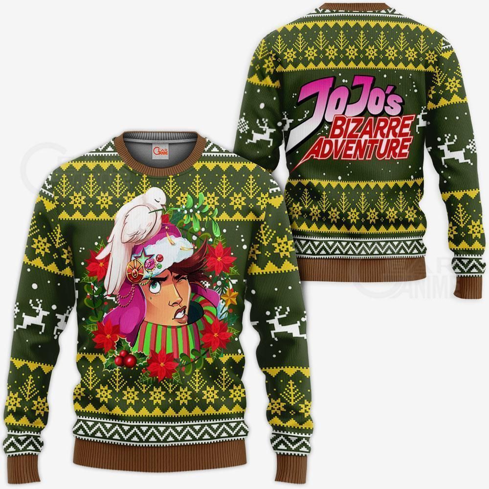 Joseph Joestar Ugly Christmas Sweater JoJo's Anime Shirt GO0110