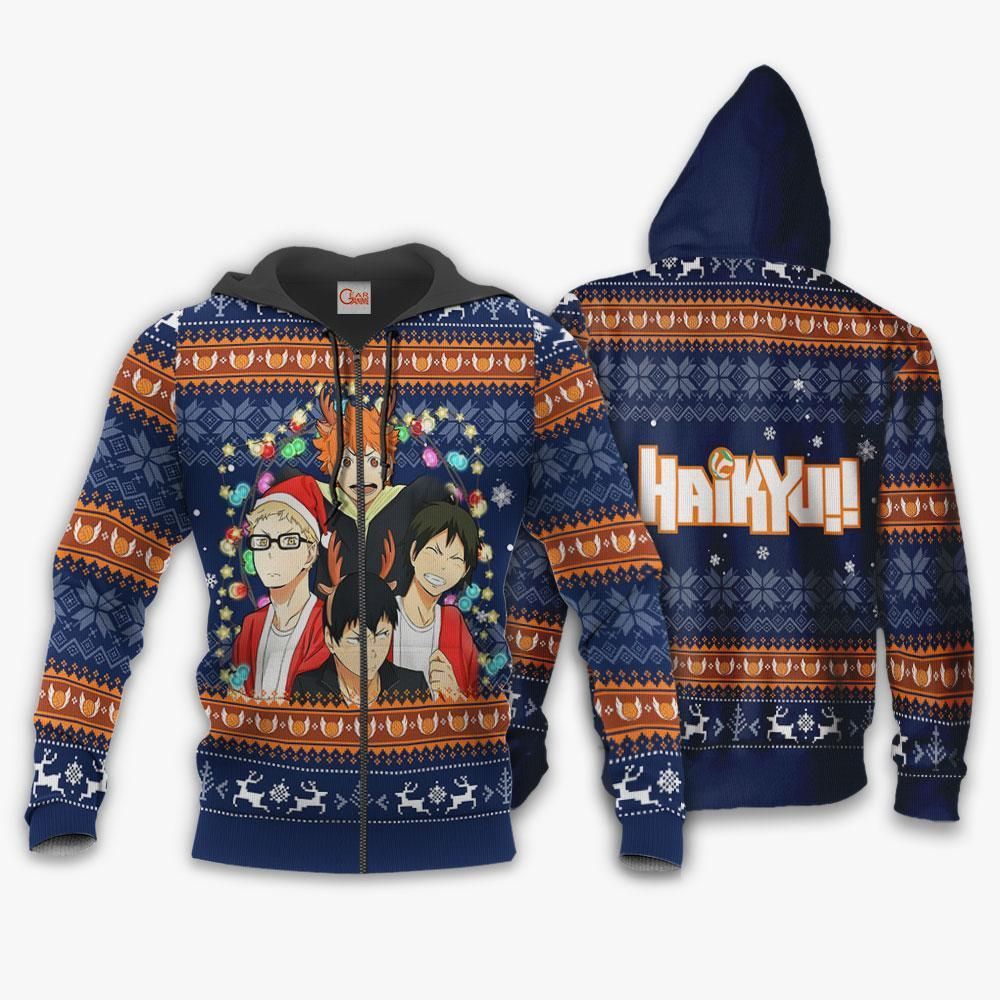 Haikyuu Ugly Christmas Sweater Haikyuu Anime Xmas Gift GO0110