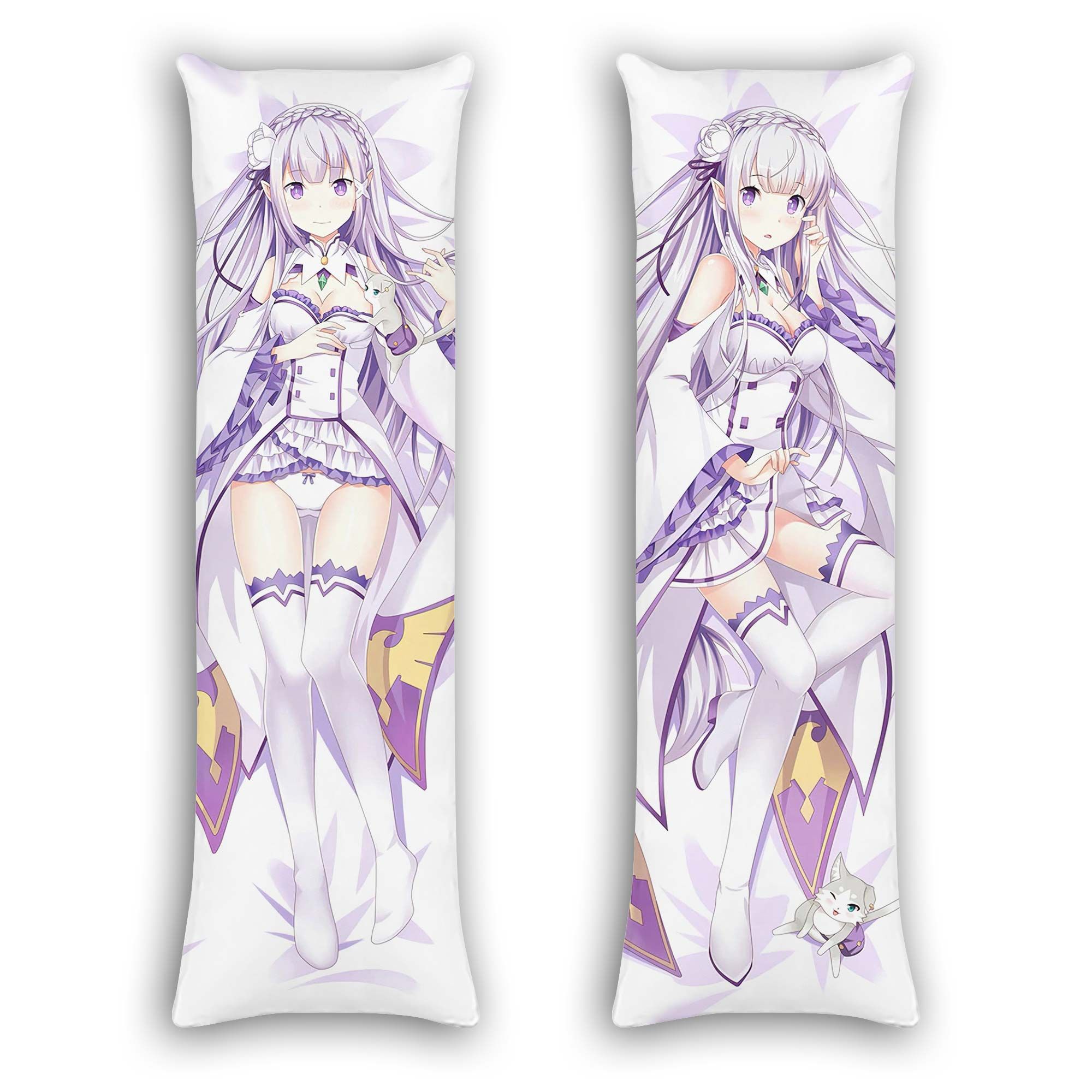 Re Zero Emilia Body Pillow Cover Anime Gifts Idea For Otaku Girl Official Merch GO0110