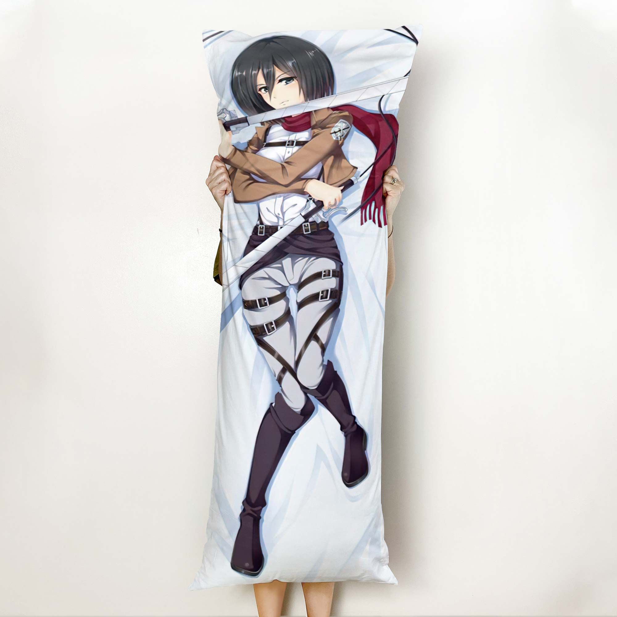 AOT Mikasa Ackerman Body Pillow Cover Anime Gifts Idea For Otaku Girl Official Merch GO0110